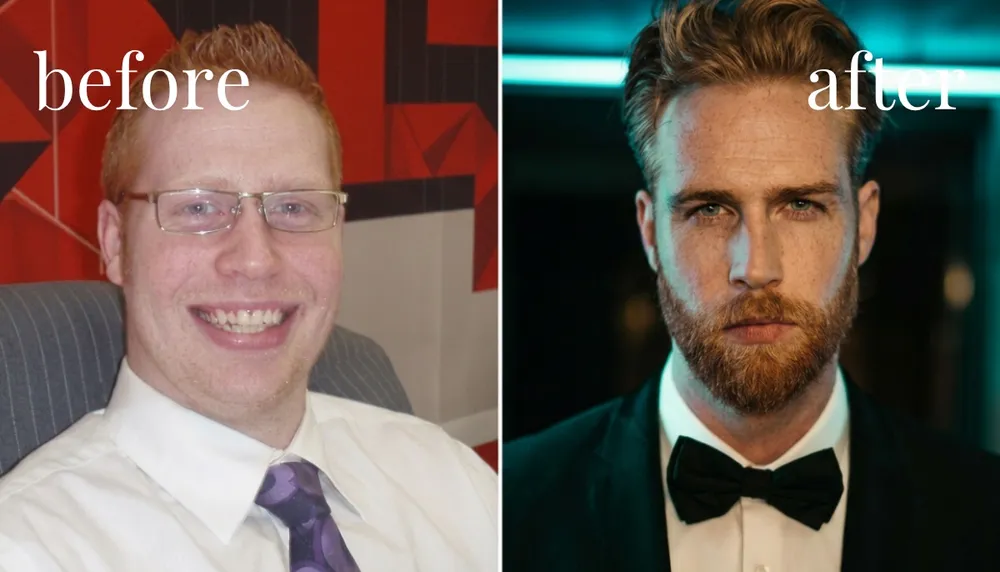 Looks Max user before and after